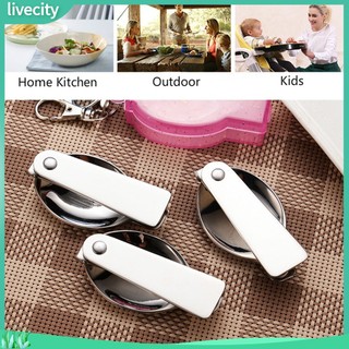 {livecity} Bộ muỗng nĩa gấp gọn tiện lợi
