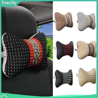 {livecity} Gối tựa đầu hình xương chất lượng cao dành cho ô tô