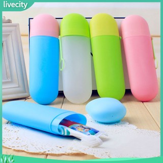 {livecity} Cốc Đựng Bàn Chải Đánh Răng Du Lịch
