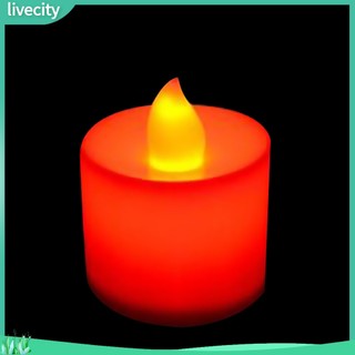 {livecity} Đèn nến LED trang trí xinh xắn