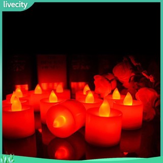 {livecity} Đèn nến LED trang trí xinh xắn