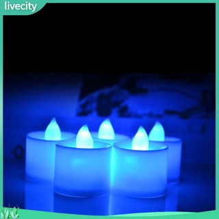 {livecity} Đèn nến LED trang trí xinh xắn