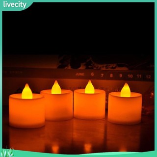 {livecity} Đèn nến LED trang trí xinh xắn