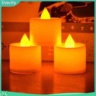 {livecity} Đèn nến LED trang trí xinh xắn