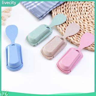 {livecity} Dụng cụ để muỗng múc cơm dán tường
