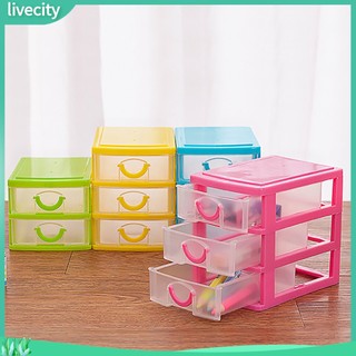 {livecity} Hộp lưu trữ đựng đồ tiện dụng bằng nhựa xinh xắn