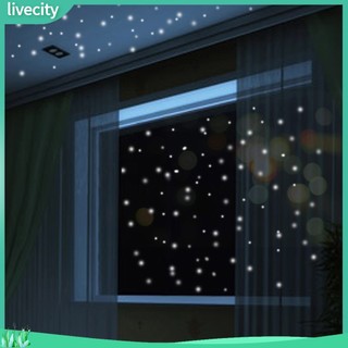 {livecity} Bộ 104 Decal Dán Trần Nhà Phát Sáng Trong Tối