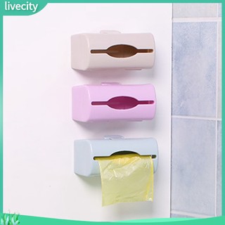 {livecity} Hộp đựng túi rác treo tường tiện lợi