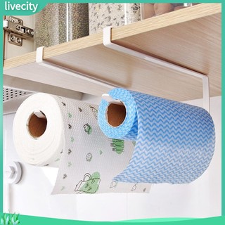 {livecity} Giá Treo Khăn Giấy Cuộn Gắn Cửa Tủ Bếp Tiết Kiệm Không Gian