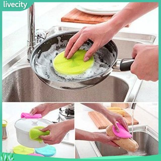 {livecity} Miếng rửa chén bằng silicon tiện dụng