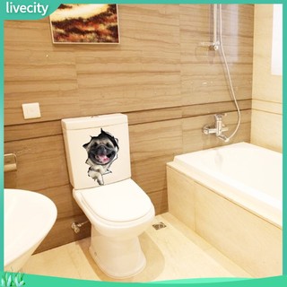 {livecity} Decal Dán Tường Hình Chó Mèo Dễ Thương