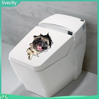 {livecity} Decal Dán Tường Hình Chó Mèo Dễ Thương