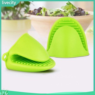 {livecity} Miếng nhấc nồi silicon chịu nhiệt tiện lợi cho lò nướng