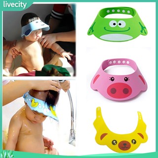 {livecity} Mũ tắm chắn nước hình động vật đáng yêu cho bé
