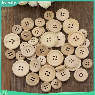 {livecity} 50 cái nút gỗ cho có 3 size.