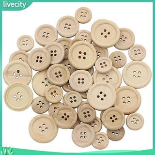 {livecity} 50 cái nút gỗ cho có 3 size.