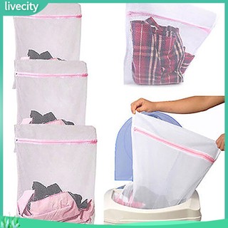 {livecity} Túi lưới giặt đồ lót tiện lợi có 3 kích thước tùy chọn