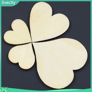 {livecity} Set 50 nút gỗ dễ thương cho trang trí thủ công