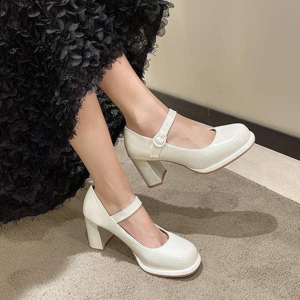 Giày Cao Gót Thiết Kế Xinh Xắn Thời Trang Theo Phong Cách Pháp Cho Nữ