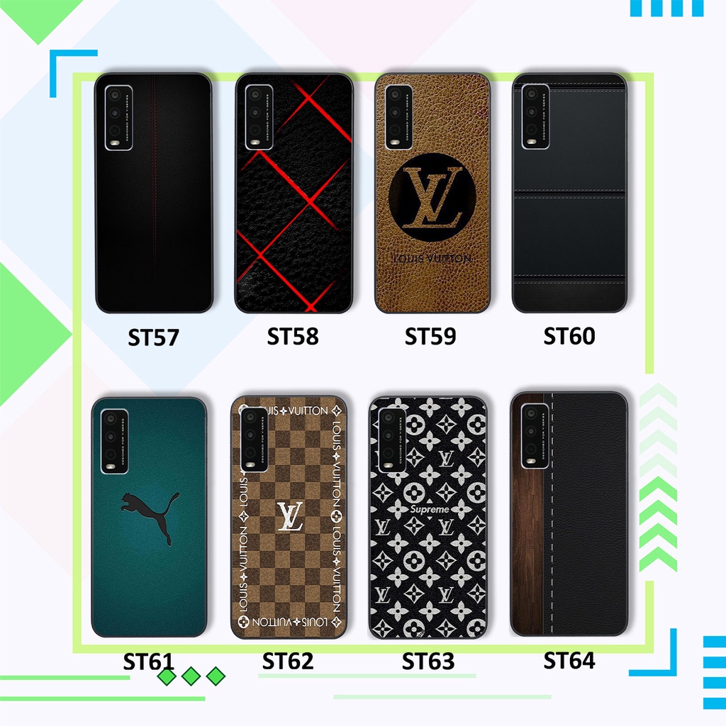 Ốp Vivo Y20 / Y20S / Y12S in hình giả da siêu thật siêu chất, sang trọng, đẳng cấp