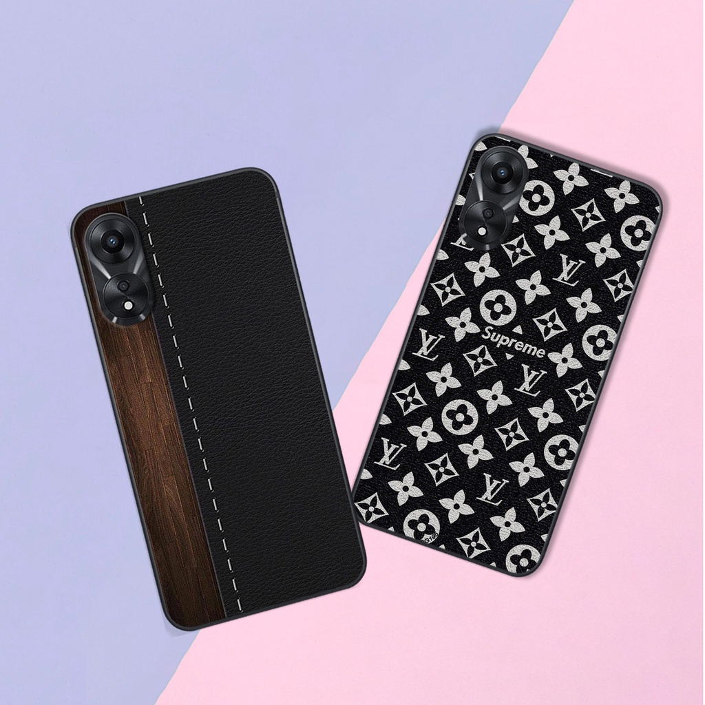 Ốp Oppo A58 / A78 / A1 5G / A98 5G in hình giả da siêu thật siêu chất, sang trọng, đẳng cấp