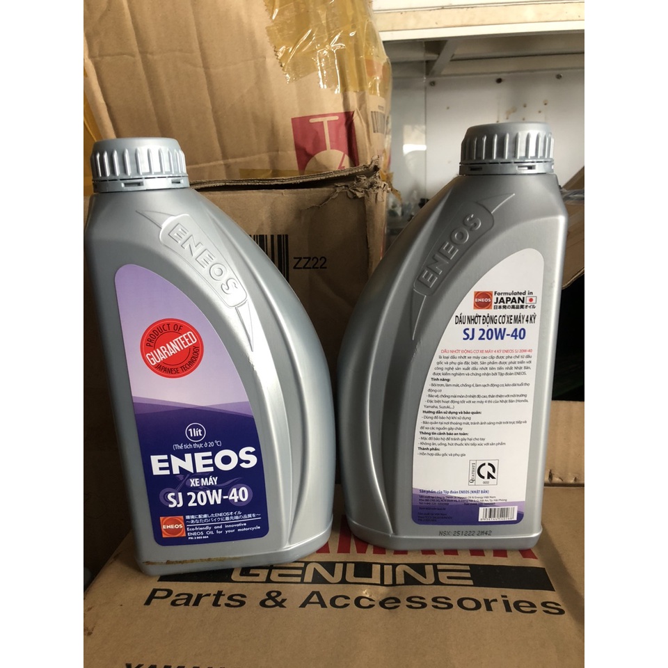 Nhớt Eneos xe Số 20W40 chính hãng, dùng được cho các dòng xe.