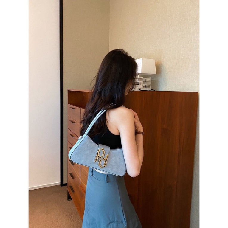 Túi kẹp nách KHOÁ BẠC siêu xinh. Ảnh video hàng về