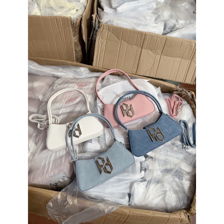 Túi kẹp nách KHOÁ BẠC siêu xinh. Ảnh video hàng về