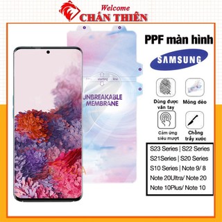 Cường lực dẻo samsung, dán ppf samsung s22 ultra s23 ultra s20 plus s20 ultra s10+ note 8 note 9 note 10 note 20