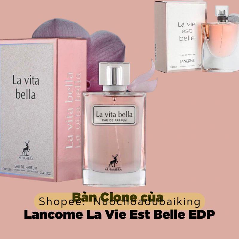 Nước hoa Dubai La Vita Bella - 100ml bản clone của nhà Lancome Lvb