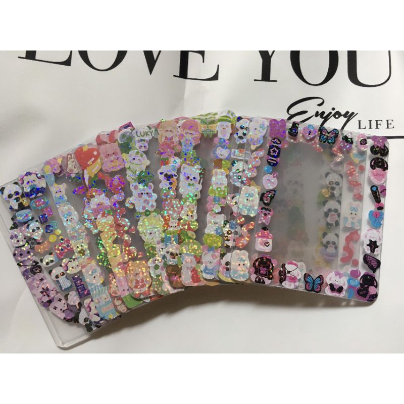 Toploader decor sẵn sticker nhiều mẫu