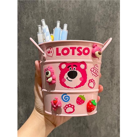 Lọ Đựng Bút Bằng Sắt Hoạt Hình Dễ Thương Sáng Tạo Để Bàn Cho Học Sinh