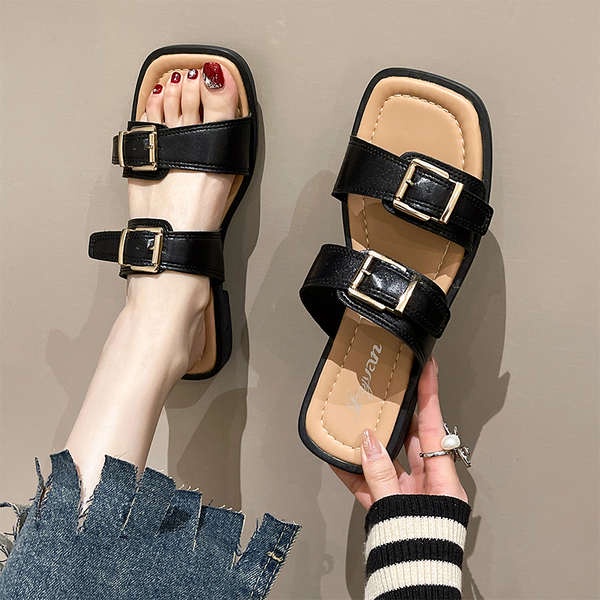 Sandal Đế Bằng Thời Trang Mùa Hè 2023 Dành Cho Nữ