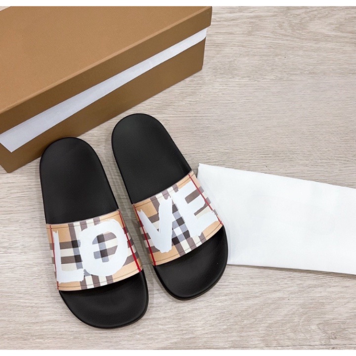 Dép lê thời trang quai ngang nam, dép BBR chữ LOVE hottrend 2023