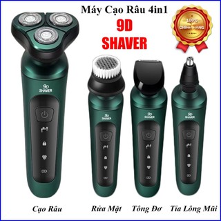 Máy cạo râu cao cấp , dao cạo râu tỉa lông mũi cắt tóc 4 trong 1