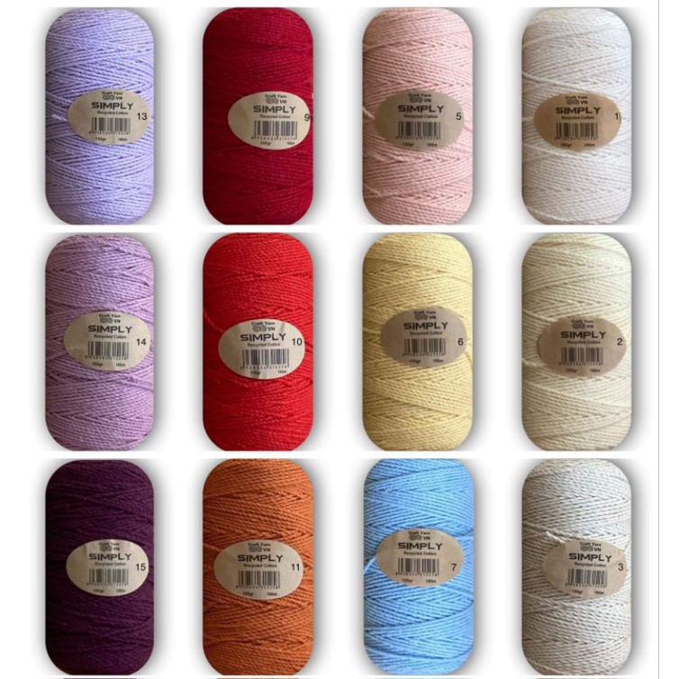 Simply Sợi Từ Thiên Nhiên Móc Túi Nón