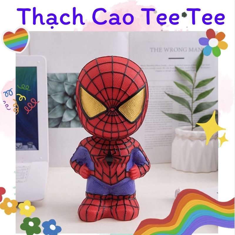 Tượng thạch cao tô màu Spider man size XXL cao cấp ( kèm màu và cọ )