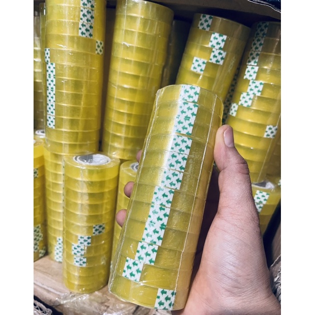 Băng keo dính văn phòng loại 1cm  dùng bó hoa sáp,hoa tươi....