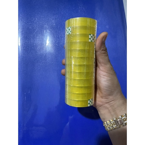 Băng keo dính văn phòng loại 1cm  dùng bó hoa sáp,hoa tươi....