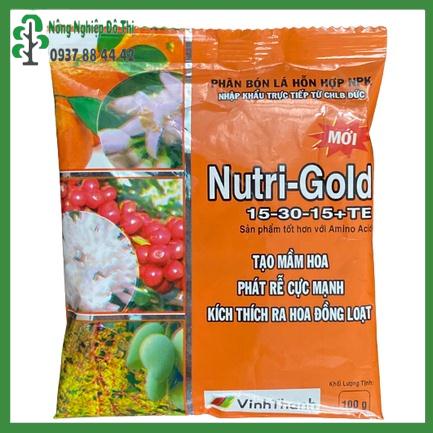 Phân Bón Lá Cao Câp NUTRI GOLD 15-30-15+TE