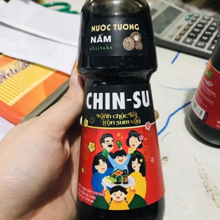 Nước Tương Chin-Su 330ml thường và chanh tỏi ớt - hang_chuan
