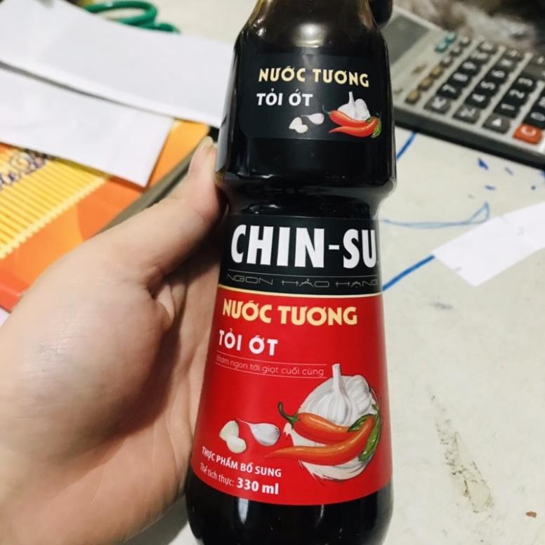 Nước Tương Chin-Su 330ml thường và chanh tỏi ớt - hang_chuan