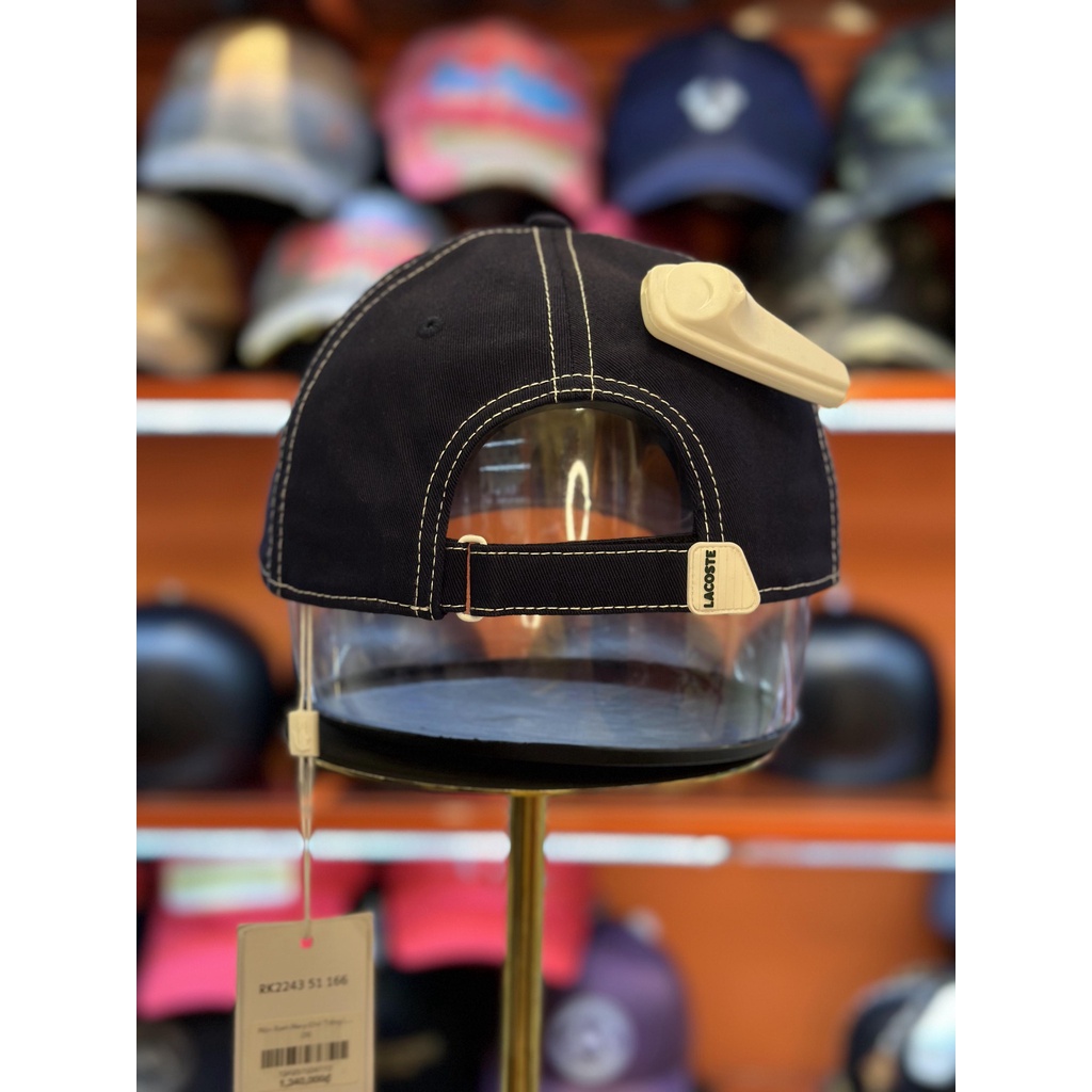 Nón Xanh Navy Chữ Trắng Lacoste - New - RK2243 51 166
