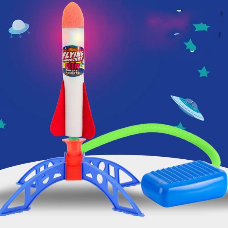 Đồ Chơi Bệ Phóng Tên Lửa Cho Bé - Đồ Chơi Trẻ Em Bệ Phóng Tên Lửa Thông minh Có Đèn Led Giúp Bé Vận Động Phát Triển