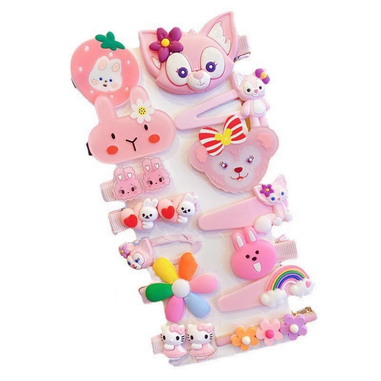 Kẹp mái, Kẹp tóc cho bé có nhiều màu sắc cho Bé🍀FREESHIP🍀Set 14 Kẹp Mái Nhiều Hình Dễ Thương Cho bé