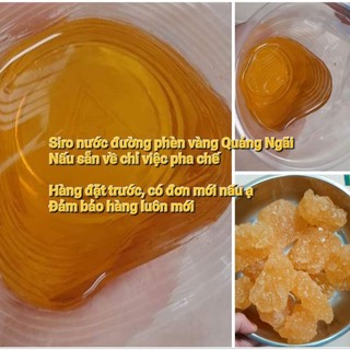 1 lít siro nước đường phèn vàng quảng ngãi