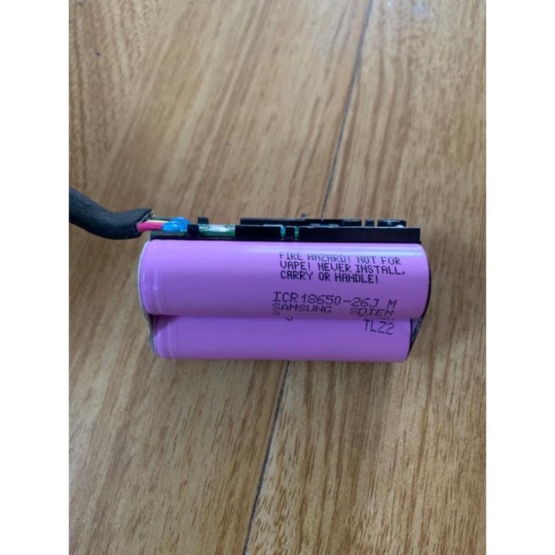 Khối pin JBL Charge 4, Charge 5 1S3P lõi pin Samsung 26J và nội địa TQ 2600mah