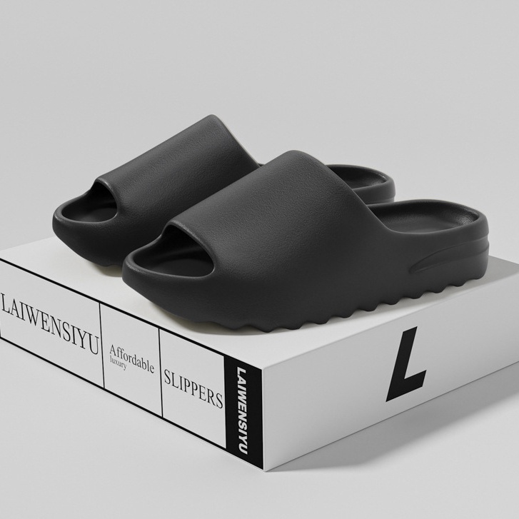 Siêu rẻ Shizhibao Dép Sandal Đế Dày Hở Mũi Gợn Sóng Thời Trang Mới Cho Cặp Đôi xả kho thanh lý