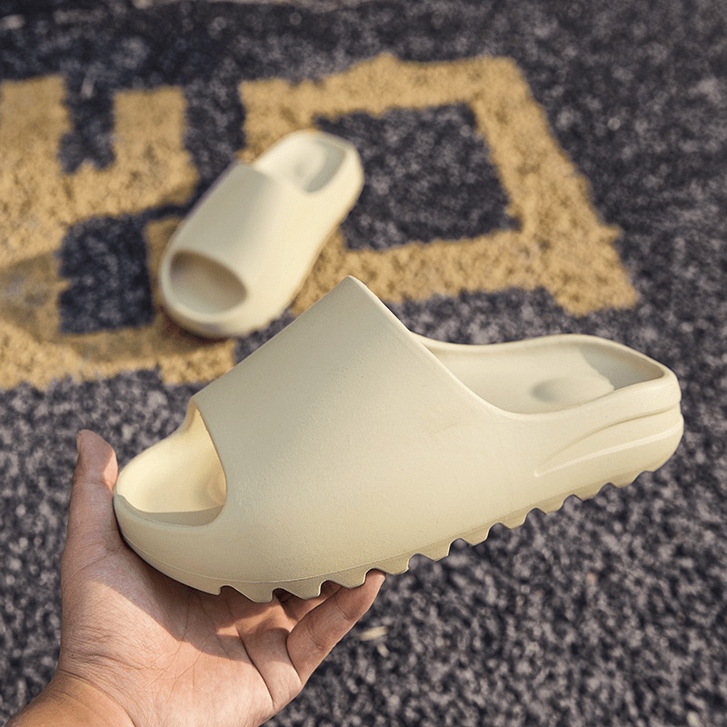 Siêu rẻ Shizhibao Dép Sandal Đế Dày Hở Mũi Gợn Sóng Thời Trang Mới Cho Cặp Đôi xả kho thanh lý