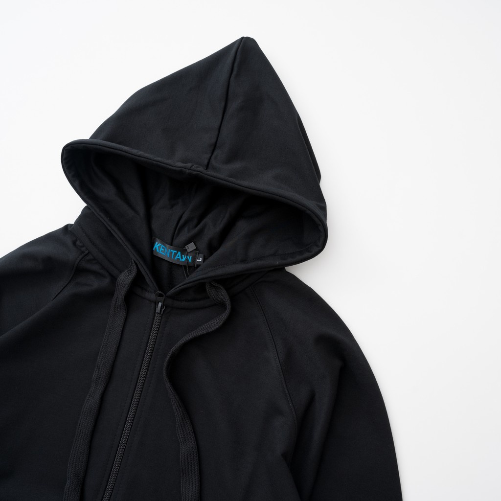 Áo Khoác Nỉ Có Nón KENTA Đen và Xanh Đen AKN0175